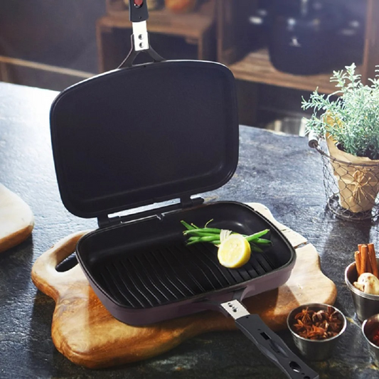 <tc>Foldable Grill Pan™ | Locks in Heat, Boosts Flavor
</tc>