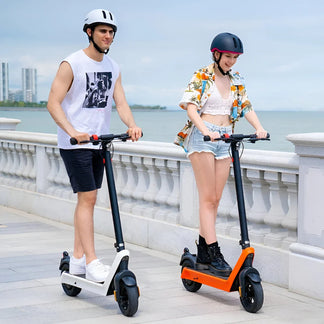 <tc>Foldable Electric Scooter with Disc Brakes and Powerful Motor</tc>