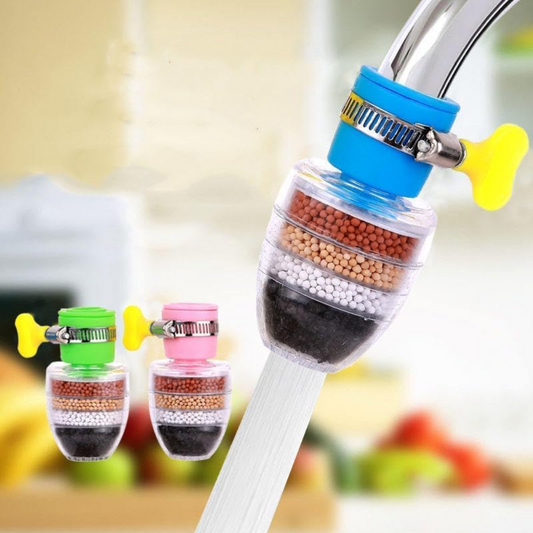 Rubinetto con filtro per acqua a 6 strati™ | Set da 3 pezzi Acqua pura per la tua cucina