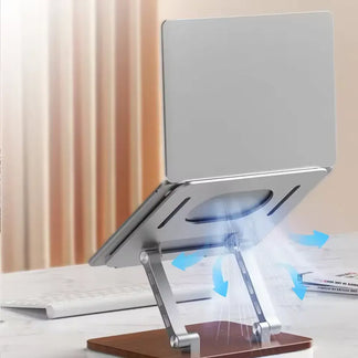 Supporto Laptop Ergonomico™ | Regolabile in Altezza con Base in Legno MigliorPrezzi.com
