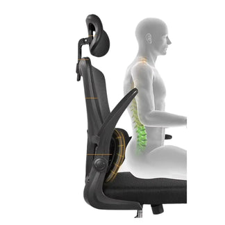 Sedia da ufficio ergonomica High Office™ | Sedia ergonomica per il benessere MigliorPrezzi.com