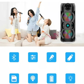 <tc>Bluetooth Party Speaker™ | LED Effects, Karaoke and Immersive Audio</tc>