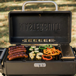 <tc>Portable Barbecue Grill with Wheels and Side Tables – Easy Outdoor Cooking</tc>