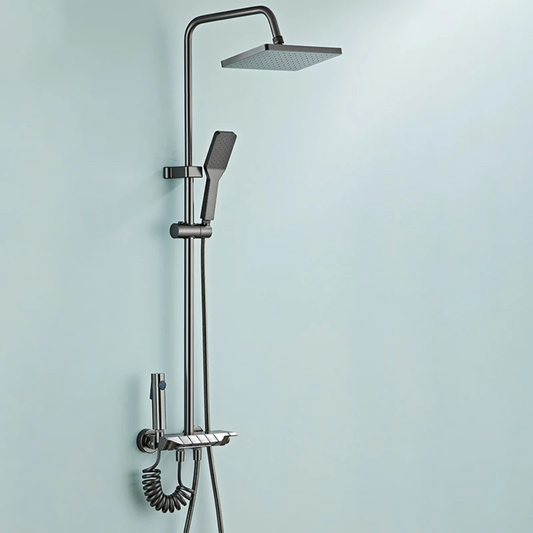 <tc>Luxury Spa Shower™ | Full Kit with Thermostatic Mixer and Adjustable Jets</tc>