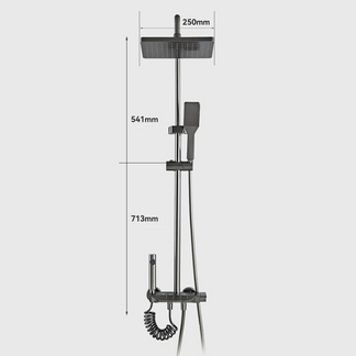 <tc>Luxury Spa Shower™ | Full Kit with Thermostatic Mixer and Adjustable Jets</tc>