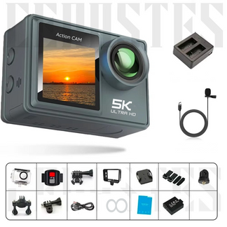 Action Cam 5k Ultra HD ™ | Extreme filming with complete accessories and audio pro