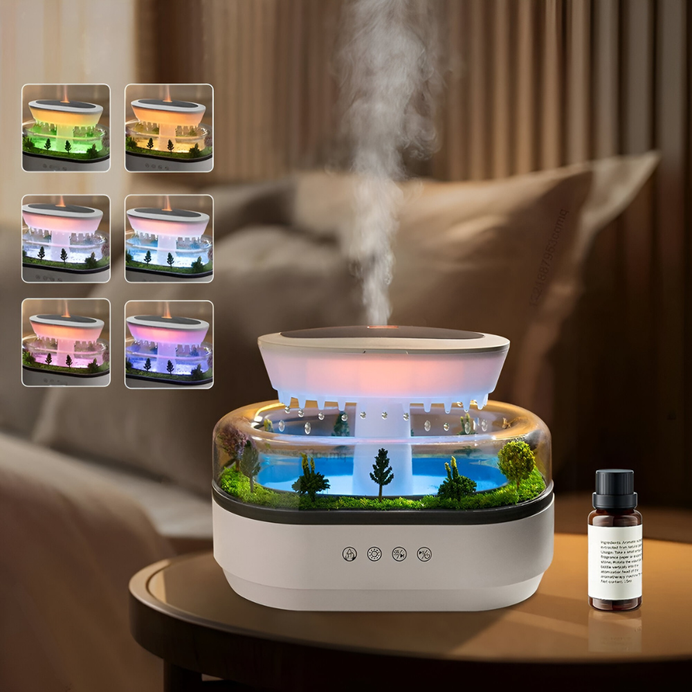 Air ™ RAINDROP AROMA WEBS Humidifier of refreshing aromas for well -being