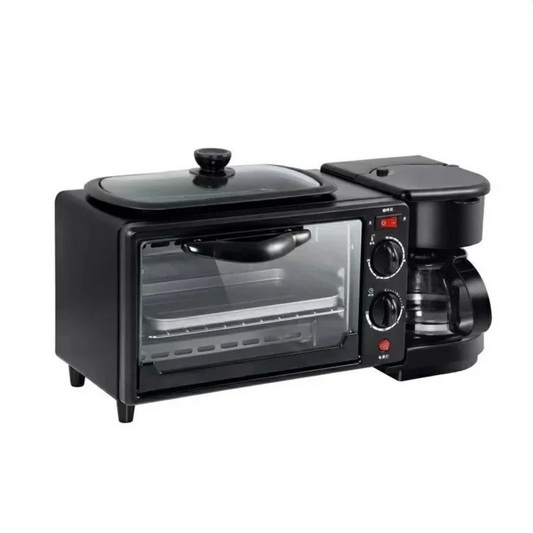 3-in-1 ™ breakfast machine | Prepare toast, coffee and eggs in a moment