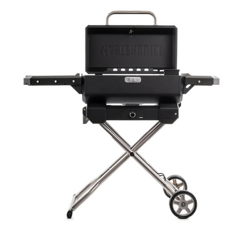 <tc>Portable Barbecue Grill with Wheels and Side Tables – Easy Outdoor Cooking</tc>