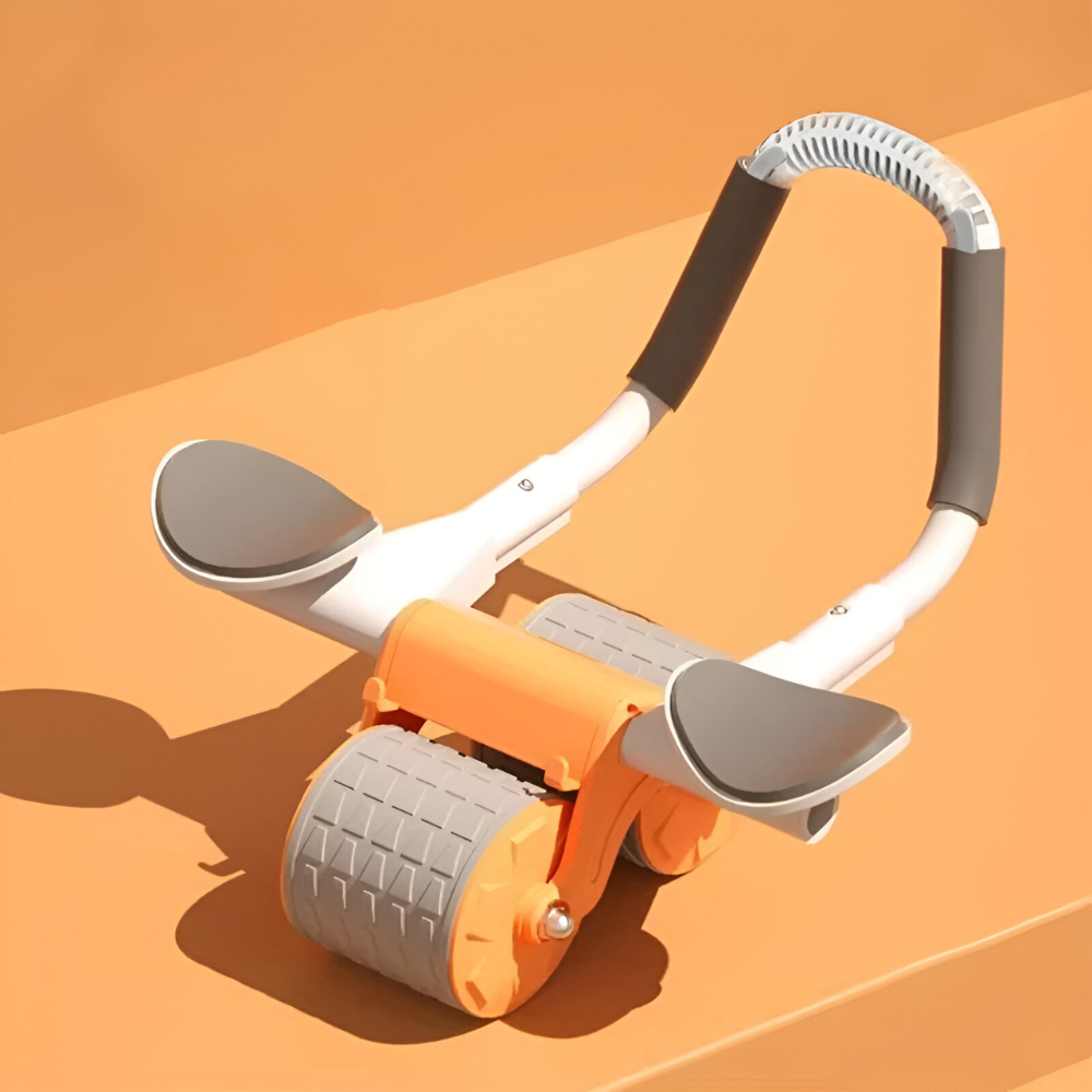 Rullo Addominali Pro | Con Manici Ergonomici, Doppia Ruota e Supporto Antiscivolo