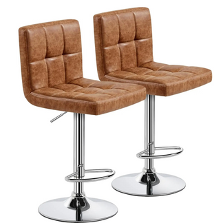 <tc>Bar Stool Set of 4™ | Stylish Faux Leather Seats for Modern Spaces</tc>