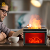 Camino Elettrico Portatile| Termoventilatore a LED con Simulazione Fuoco Vivo