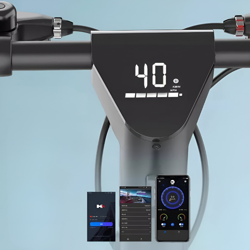 <tc>Foldable Electric Scooter with Disc Brakes and Powerful Motor</tc>