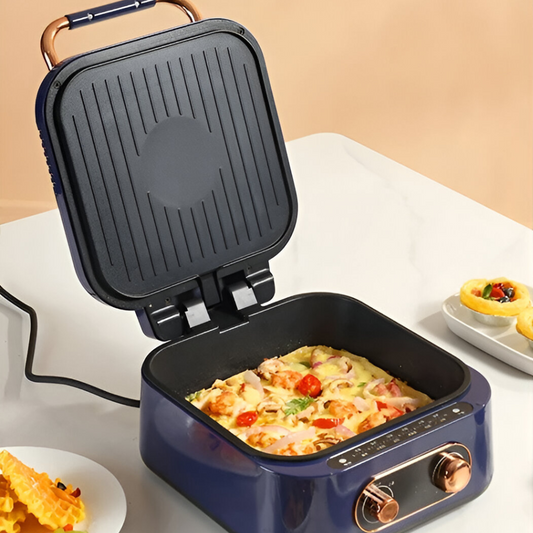 <tc>2-in-1 Multifunction Electric Grill™ | Grill, Cook &amp; Boil with 180° Opening</tc>