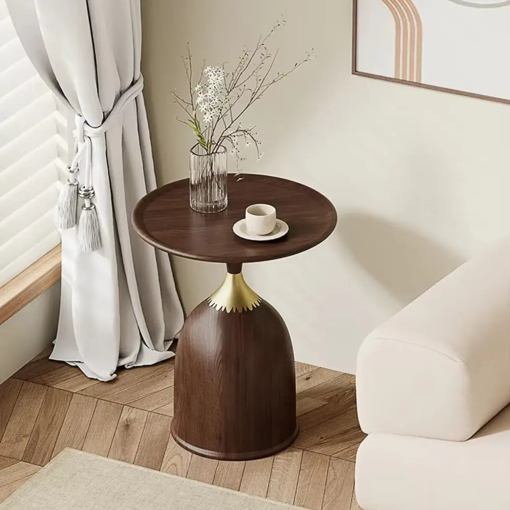 <tc>Wooden Accent Table™ | Warm Walnut Look &amp; Enduring Style</tc>