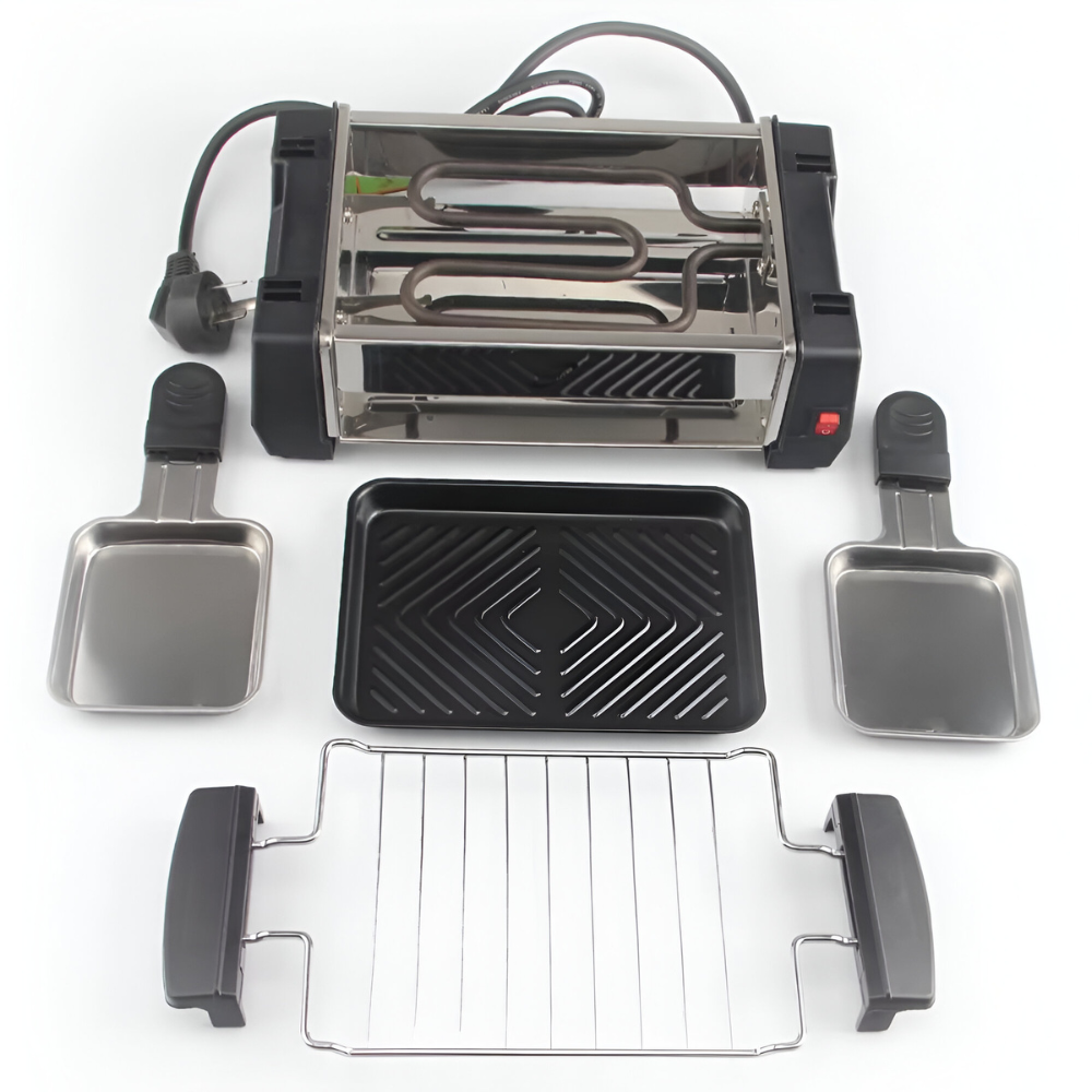 Non -stick electric grid ™ | Easy and tasty cooking at the table