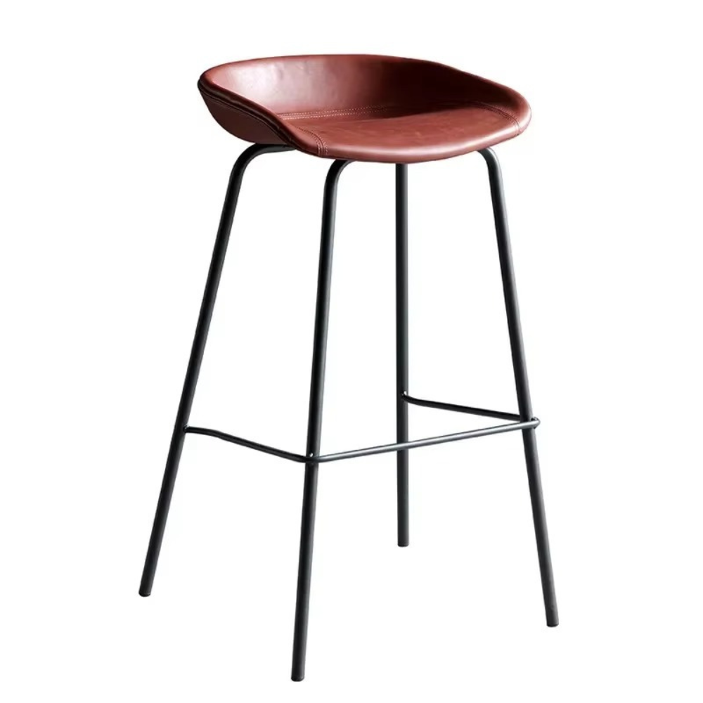 <tc>Bar Stool™ | Leather Seat with Refined Design

</tc>