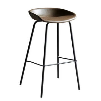 <tc>Bar Stool™ | Leather Seat with Refined Design

</tc>