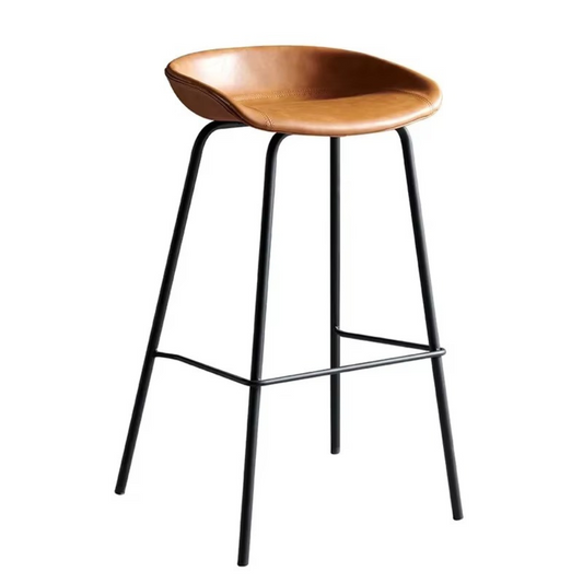 <tc>Bar Stool™ | Leather Seat with Refined Design

</tc>