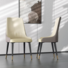 Set di 2 sedie da pranzo in pelle – eleganti e confortevoli