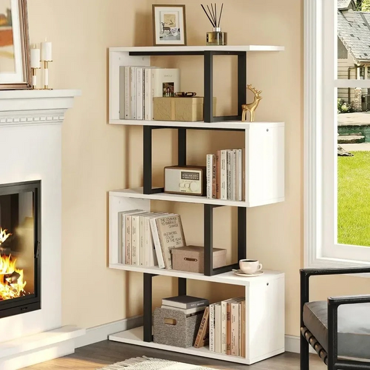 5 -shaped 5 -shaped bookcase | Wonder of elegant, modern and practical design