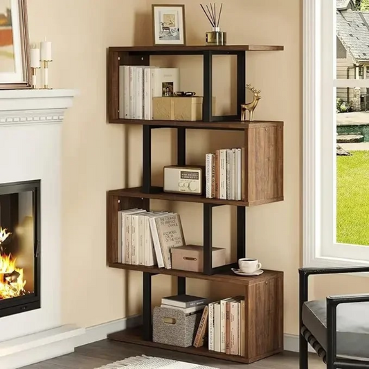 5 -shaped 5 -shaped bookcase | Wonder of elegant, modern and practical design