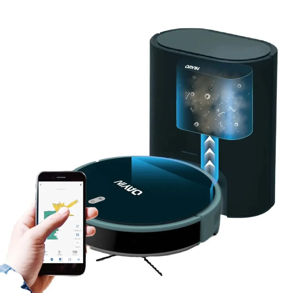 Robot Aspirapolvere™ | Pulizia Intelligente con Base Automatica e Lavapavimenti MigliorPrezzi.com
