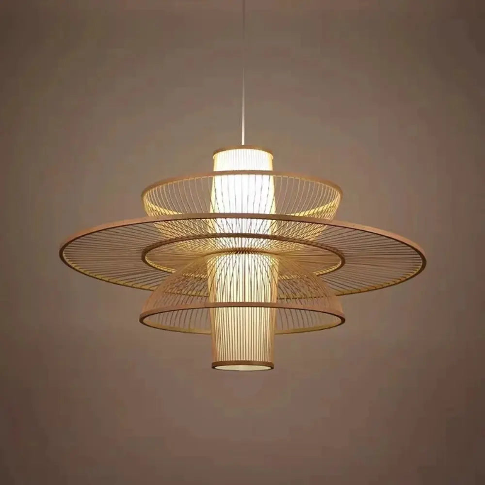 Lampadario in Bambù Moderno™ | Illuminazione Sospesa di Design per Ambienti Raffinati MigliorPrezzi.com