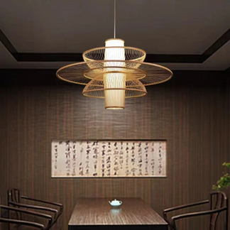 <tc>Bamboo Ceiling Light™ | Modern Craftsmanship for Elegant Ambience</tc>