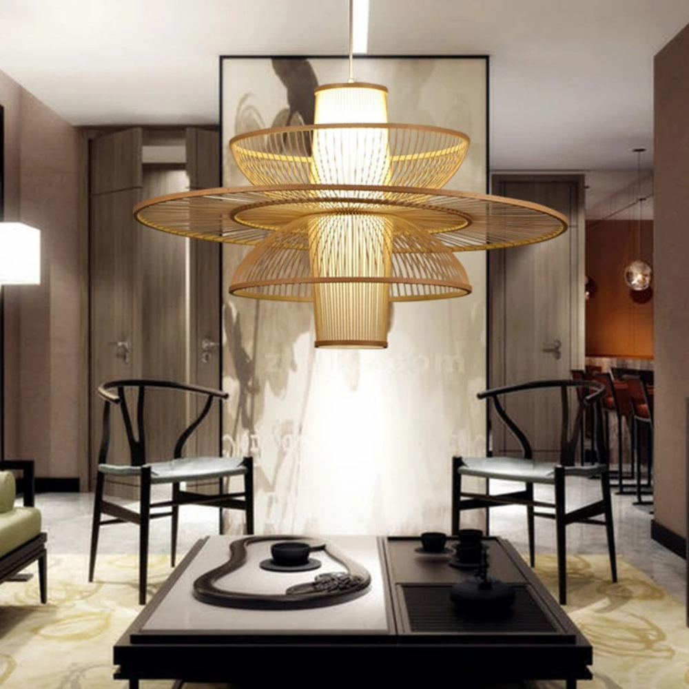 <tc>Bamboo Ceiling Light™ | Modern Craftsmanship for Elegant Ambience</tc>