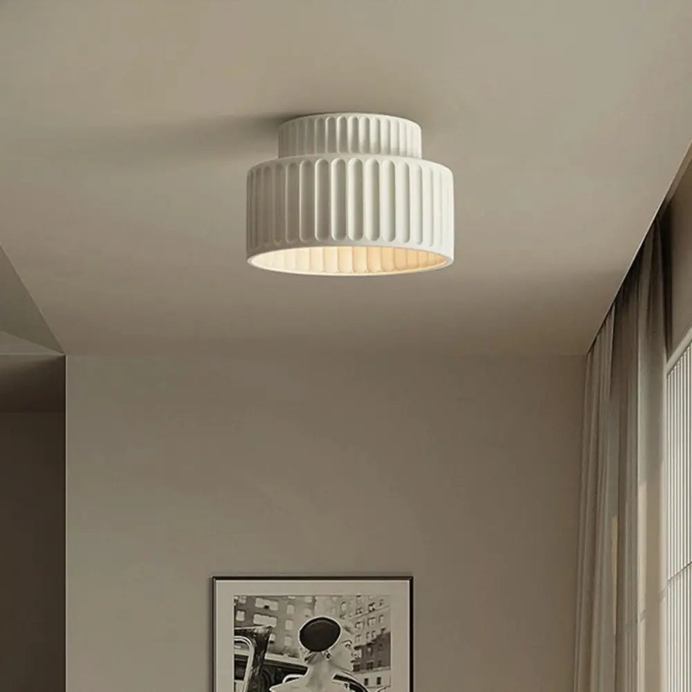 Plafoniera Minimal™ | Design Moderno con Finitura Scanalata Elegante MigliorPrezzi.com