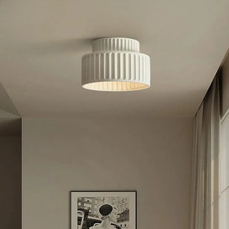 Plafoniera Minimal™ | Design Moderno con Finitura Scanalata Elegante MigliorPrezzi.com