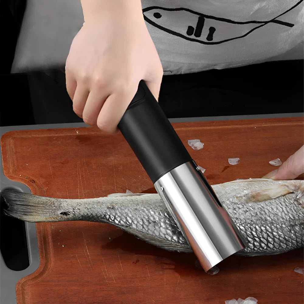 Squamatore Elettrico™ | Pulizia Rapida e Sicura del Pesce