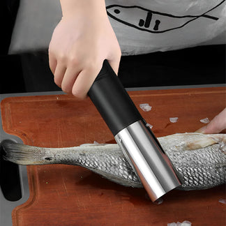 Squamatore Elettrico™ | Pulizia Rapida e Sicura del Pesce
