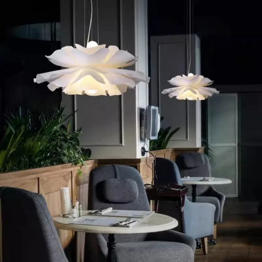 Suspension lamps in acrylic ™ | Elegant chandelier in the shape of an energy saving