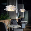 Lampade a sospensione in acrilico™ | Elegante lampadario a forma di loto a risparmio energetico MigliorPrezzi.com