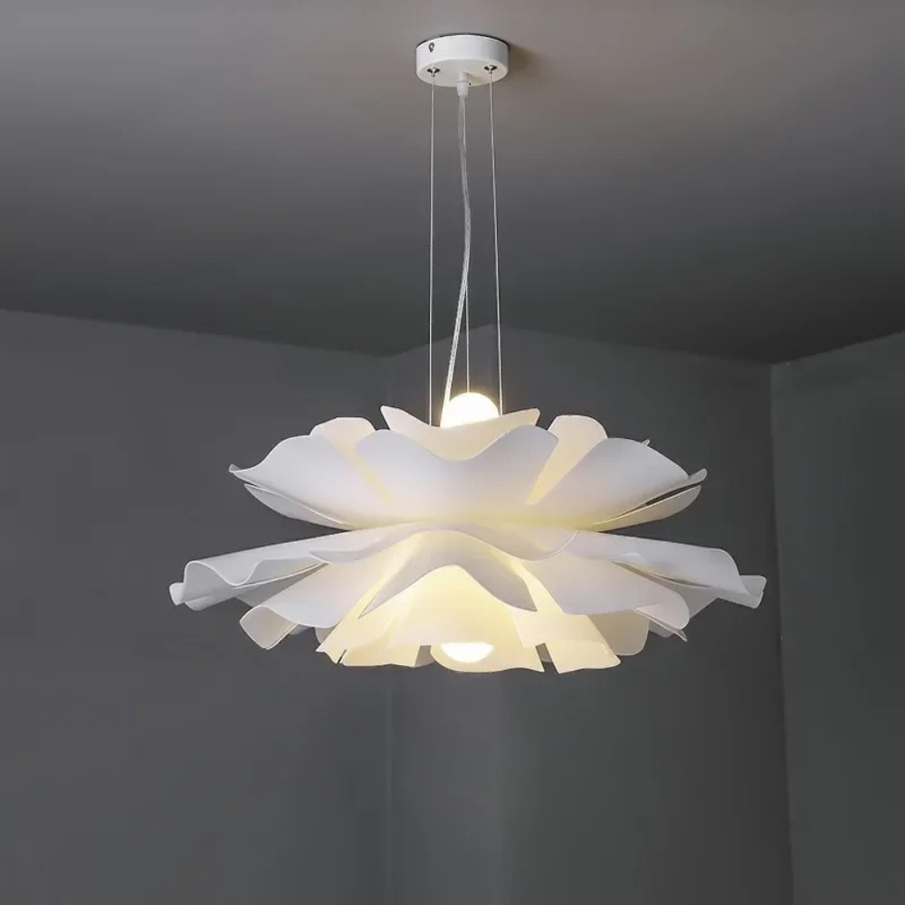 Suspension lamps in acrylic ™ | Elegant chandelier in the shape of an energy saving