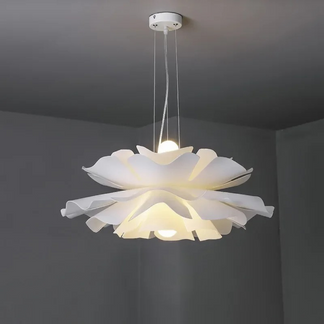 Suspension lamps in acrylic ™ | Elegant chandelier in the shape of an energy saving