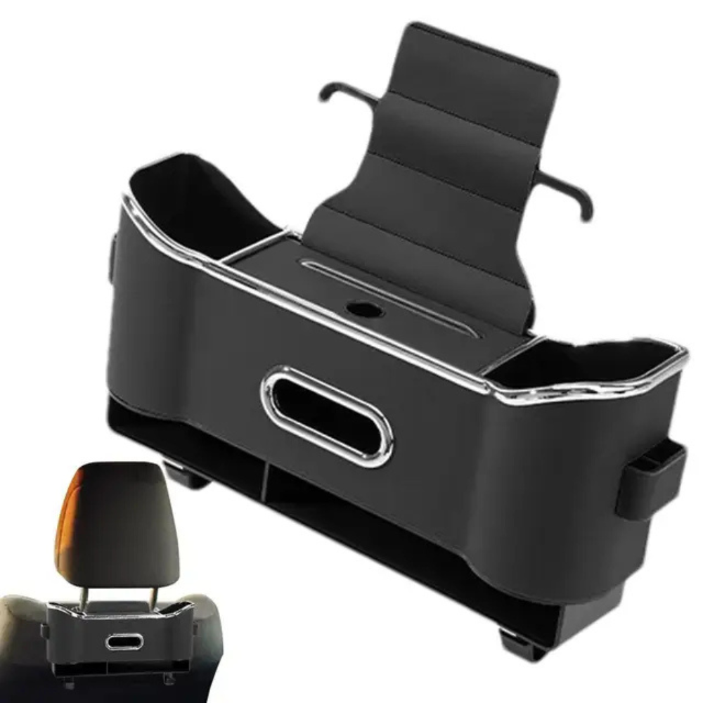 Box for car rear seat in 2-Hook ™ | Elegant carizer for the car