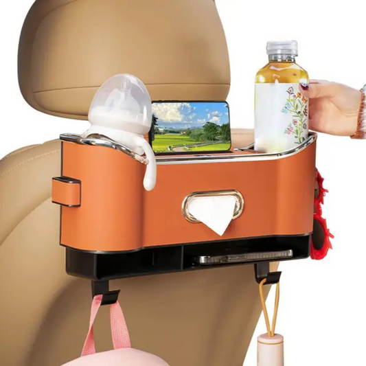 Box for car rear seat in 2-Hook ™ | Elegant carizer for the car