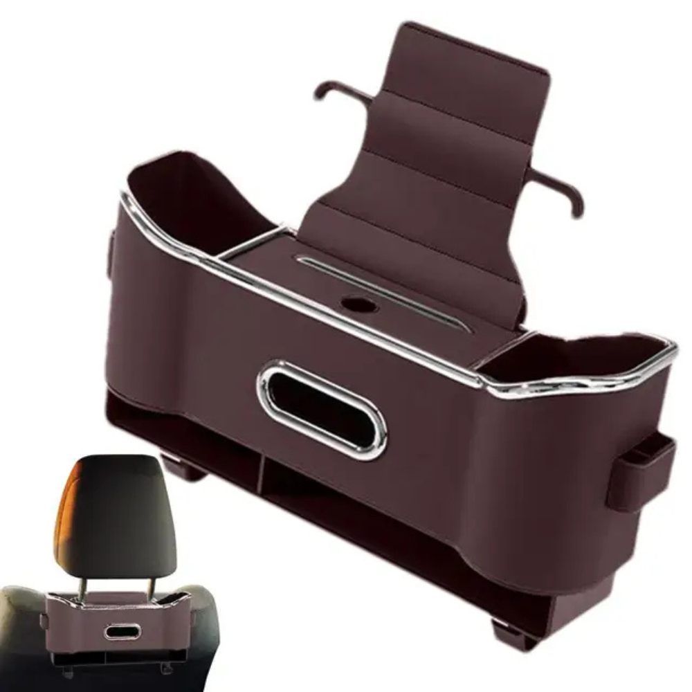 Box for car rear seat in 2-Hook ™ | Elegant carizer for the car