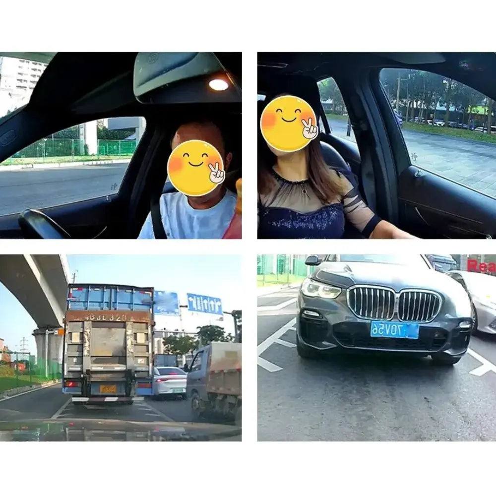 Dashcam Quad-Record HD™ | Visione Completa e Registrazione Automatica MigliorPrezzi.com