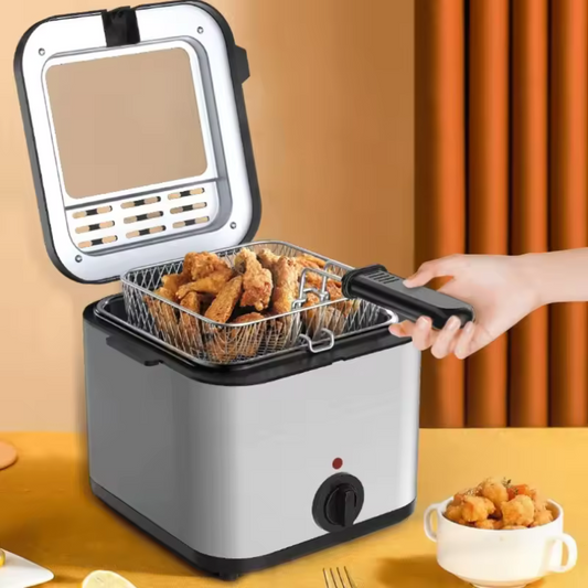 Mini Friggitrice Elettrica™ | Compatta, Veloce e Sicura