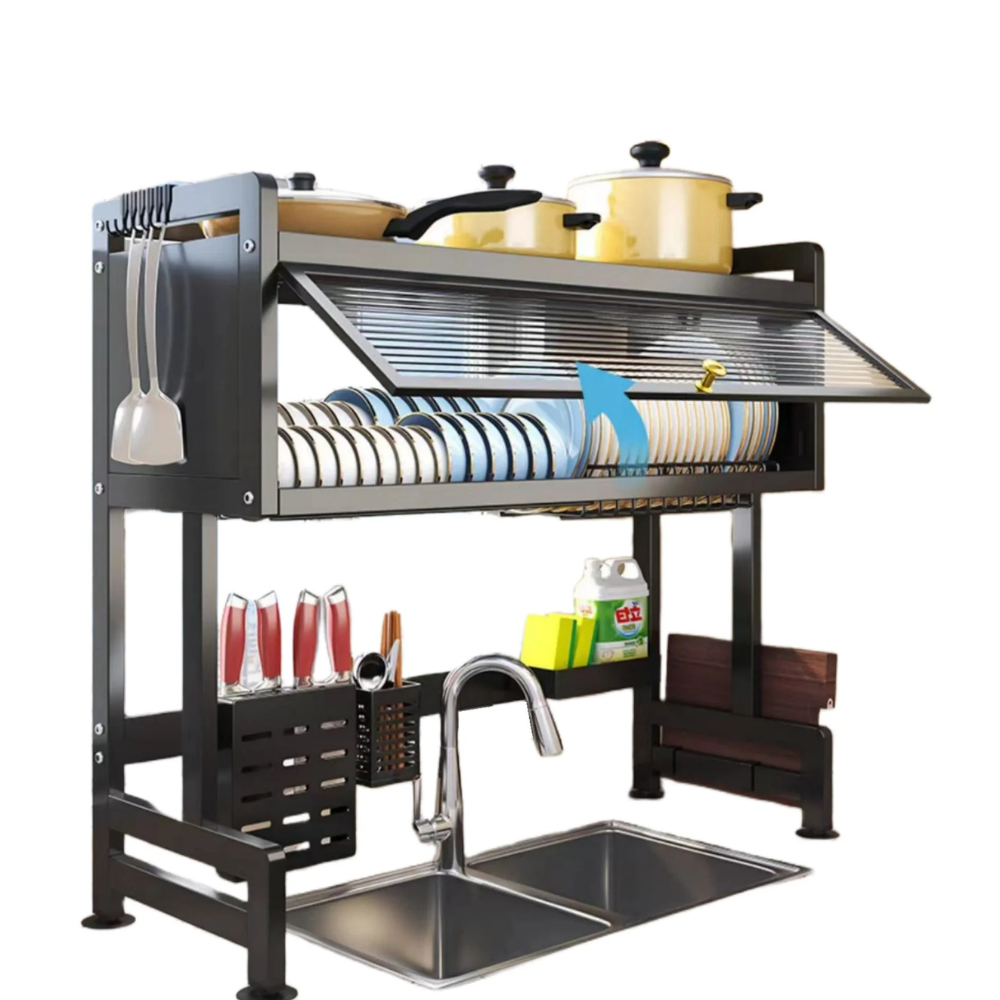 Organizzatore Lavello Multifunzionale | Piatti, Posate, Taglieri e Utensili in Ordine