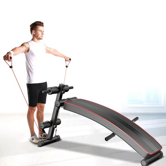 Flat Sit-up bench equipment ™ | Perfect abdominal bench for the home