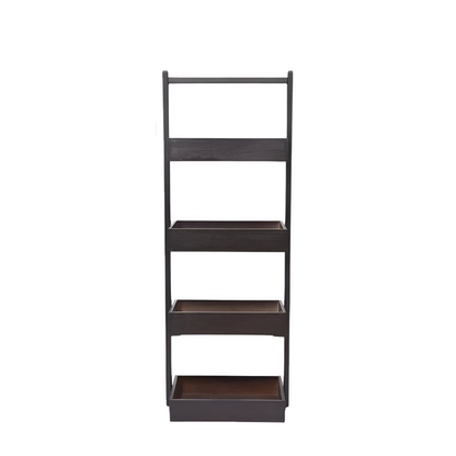 Elegant Acacia ™ wooden shelf | 4 levels of natural style and functionality