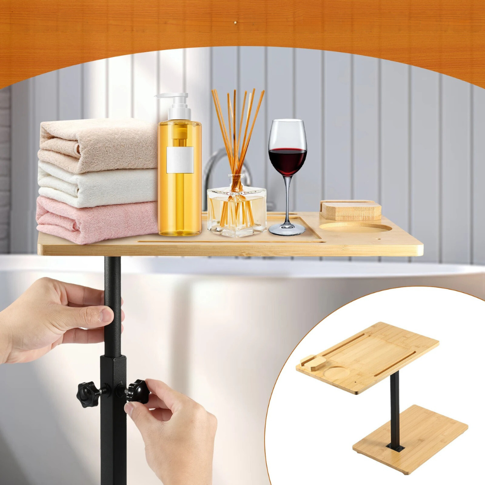 Tavolino Multifunzionale | Altezza Regolabile per Salotto, Studio e Relax