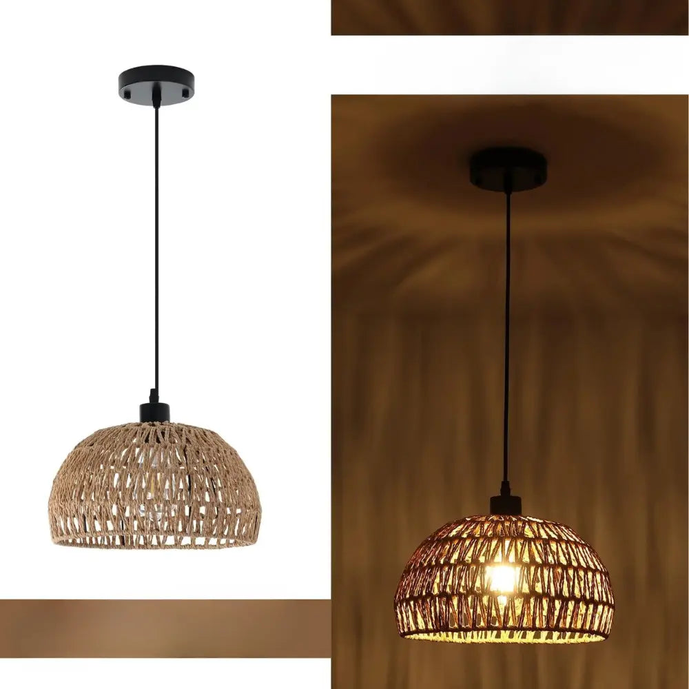 Lampadario Boho™ | Lampadario in rattan Boho, eleganza naturale MigliorPrezzi.com