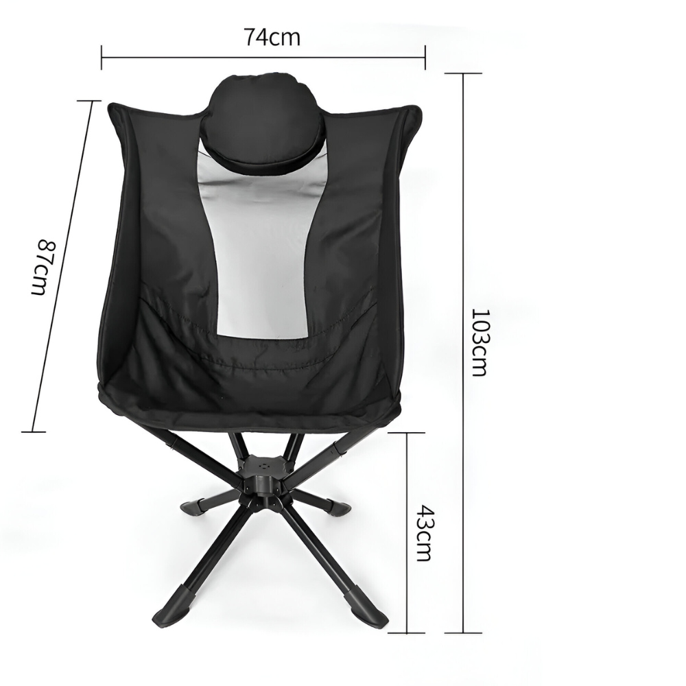 <tc>UltraComfort Camping Chair™ | Foldable, Sturdy and with Side Pockets</tc>