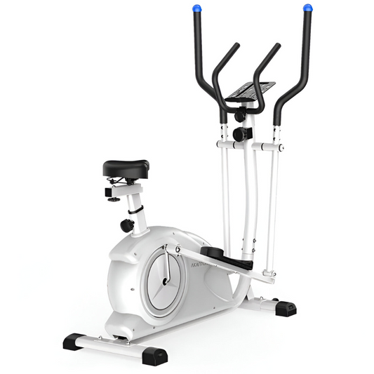 Cyclette ed Ellittica 2 in 1 per allenamento completo a casa